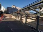 北京自行車棚施工中